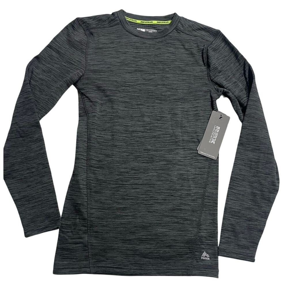 NWT RBX X-Train Performance Long Sleeve Shirt Womens Small Gray 302079 MSRP $55